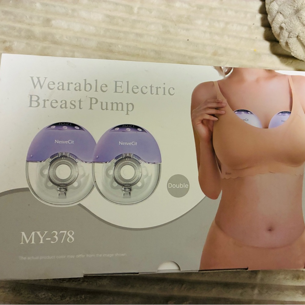 Wearable Electric Breast Pump - Purple